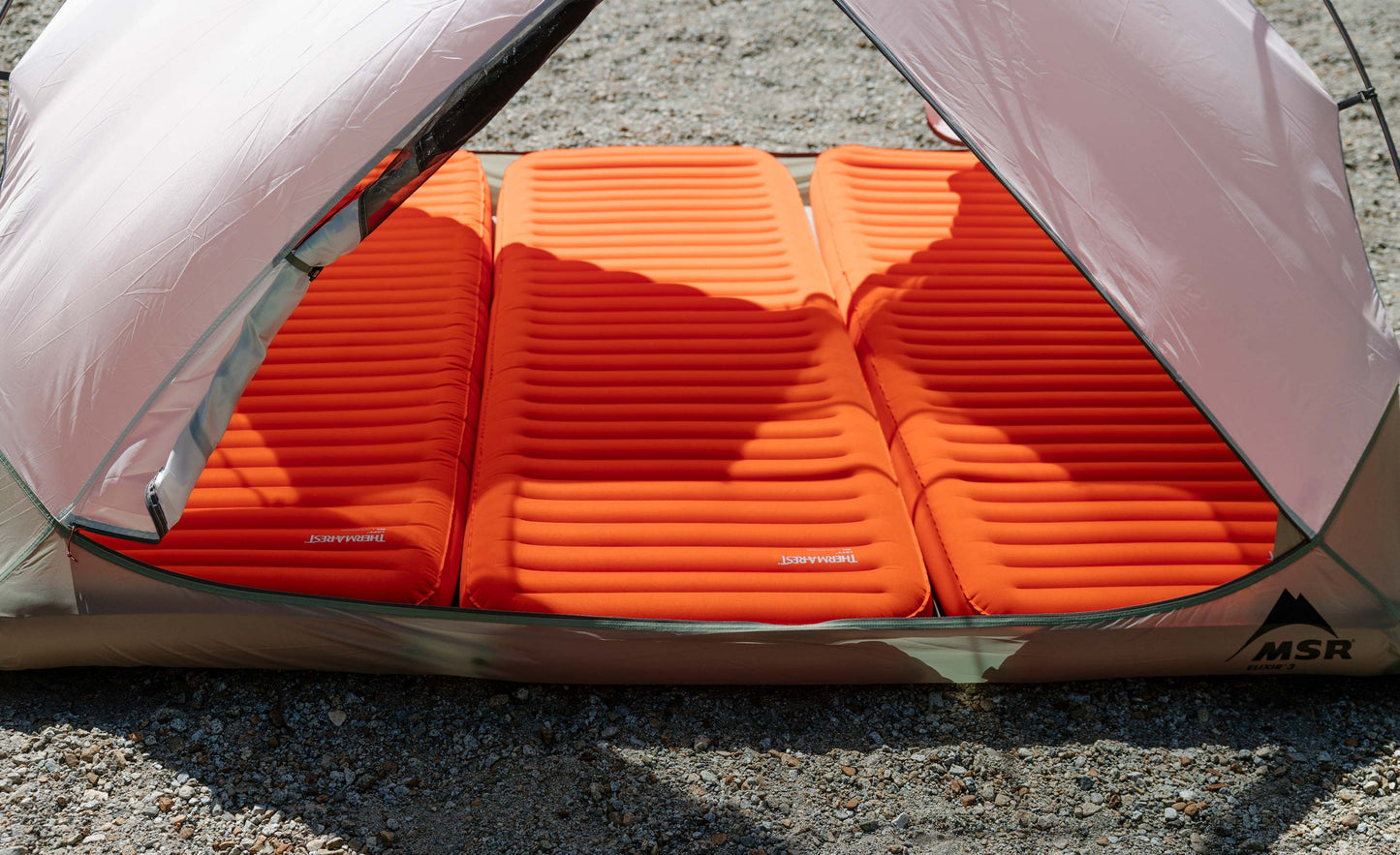 Elixir 3 Tent &  Therm-a-Rest NeoLoft Sleeping Pads | Photo: Mirae Campbell 
