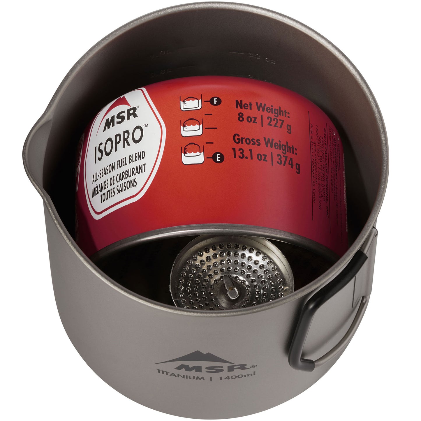 Titan™ Kettle 1400mL | Packed (stove and canister not included)
